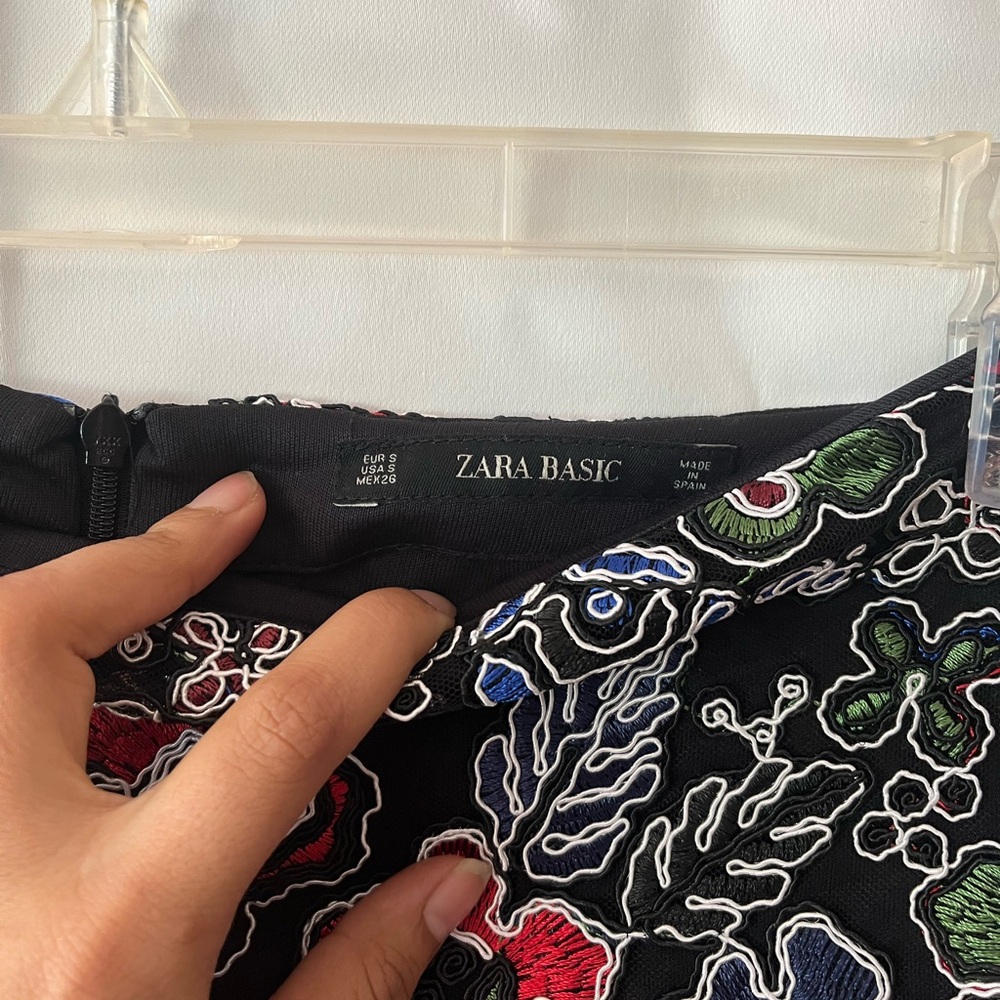 Zara Embroidered Skirt